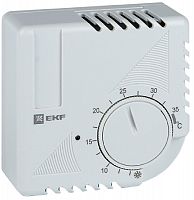 Термостат EKF PROxima NO+NC (охлаждение и обогрев) накладной 16А 230В IP20 картинка